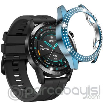 ALLY Huawei GT2 46mm Diamond Taş İşlemeli Bumper Kılıf