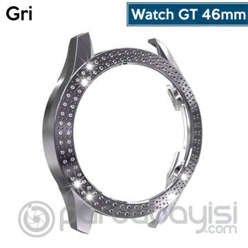 ALLY Huawei GT2 46mm Diamond Taş İşlemeli Bumper Kılıf