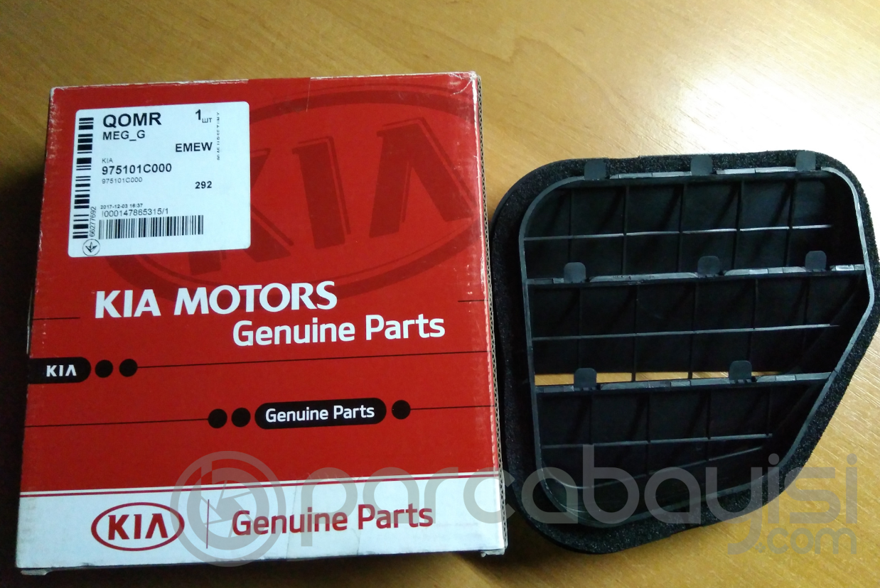Kia Rio Arka Tampon Sol Havlandırma Orjinal | 975101C000