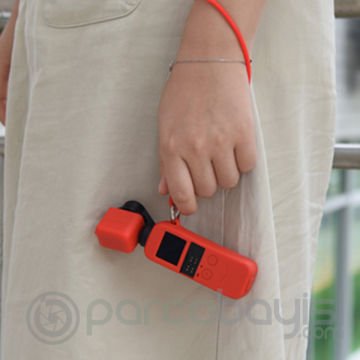 Ally Dji Osmo Pocket Koruyucu Silikon Kılıf+El Ve Boyun Strap Askısı