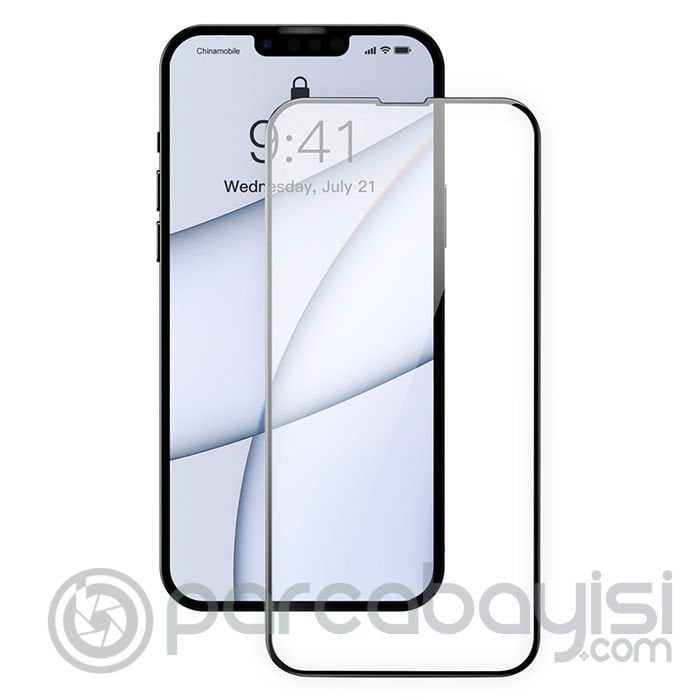 Baseus iPhone 13 Pro Max 6.7 0.3mm Tempered Full-glass Cam Ekran Koruyucu 2 Adet Set