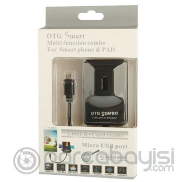 Ally 5in1 Micro Tf.Ms.Sd Usb Kart Okuyucu 3xusb Otg Port