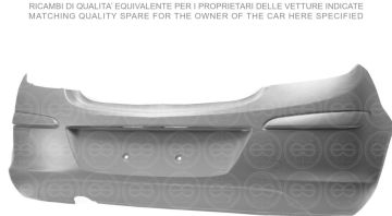 TAMPON ARKA 3 KAPI ASTARLI OPEL CORSA D 2011-2014 | 13179893 | 13179893