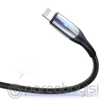 Baseus Horizontal İPhone 12,11, XS,XR,İP7,İP8 0.50CM 2.4A Hızlı Şarj Usb Kablosu