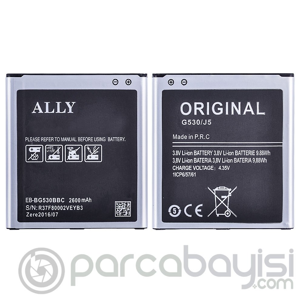 Ally Samsung Eb-Bg530bbc Galaxy J5 J500,G530,J3, J2 Pro J250 İçin Pil Batarya