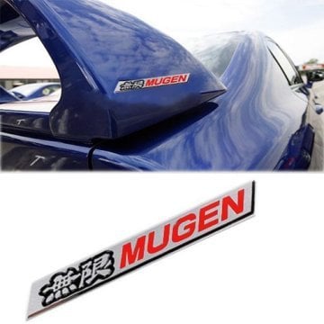 Mugen Metal 3D Logo Amblem Sticker