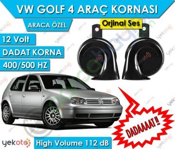 Vw Golf 4 Araç Kornası 12V Dadat Korna 400/500 Hz 112 Db High Volume 2 Adet