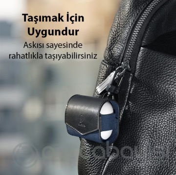 Dux Ducis Mix Series Apple Airpods 3 için Premium Mıknatıslı Deri Kılıf