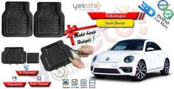 Volkswagen New Beetle 3Havuzlu Üniversal Kesilebilir Paspasd
