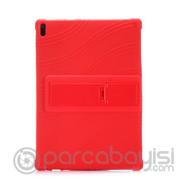 Lenovo Tab 4 10 (tb-X304,X704 Standlı Silikon Kılıf