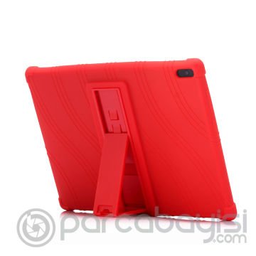 Lenovo Tab 4 10 (tb-X304,X704 Standlı Silikon Kılıf