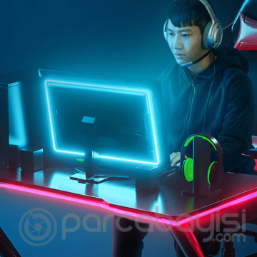 BASEUS Game Light RGB 5050 Esnek Oyuncu Pc LED Şerit Işık 5W1,5 m