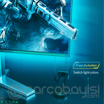 BASEUS Game Light RGB 5050 Esnek Oyuncu Pc LED Şerit Işık 5W1,5 m