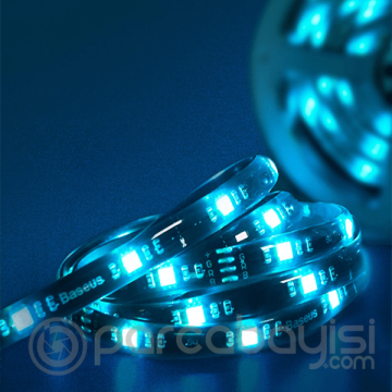 BASEUS Game Light RGB 5050 Esnek Oyuncu Pc LED Şerit Işık 5W1,5 m