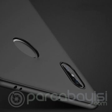 Xiaomi Mi Max 3 Slim Fit Soft Premium Silikon Kamera Korumalı Kılıf