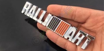 Ralli Art Metal 3D Logo Amblem Sticker