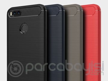 Xiaomi Mi 5x Dark Ultra Koruma Karbon Fiber Doku Silikon Kılıf