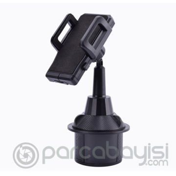 ALLY C010 360 Derece Döner Universal Araç İçi Telefon Tutucu - Bardak Tutucu Yeri İçin