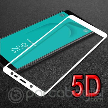 Galaxy J6,A6 2018 İçin 5d Kavisli Full Kaplama Kırılmaz Cam Ekran Koruyucu