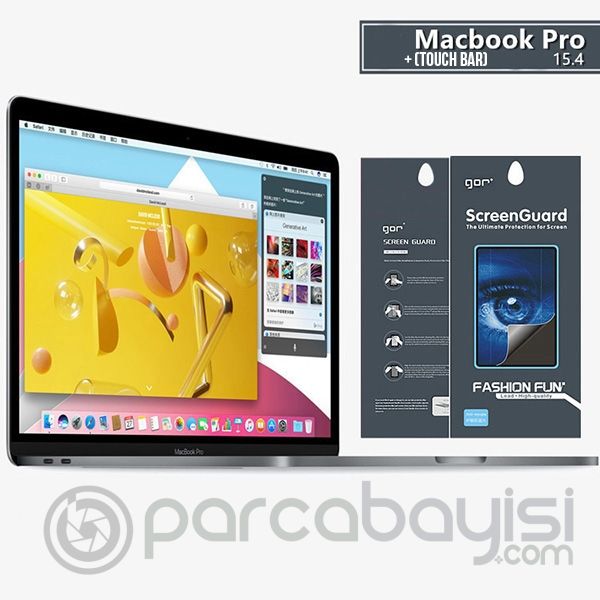 Gor Macbook Pro 15 Anti Blue Light Ekran Ve Track Pad Koruyucu