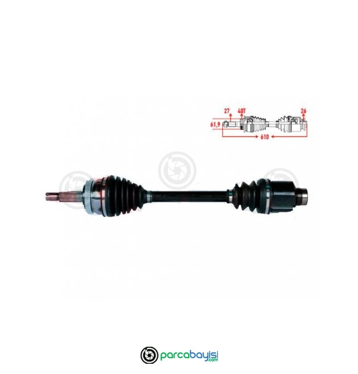 Kia Sportage Aks Mili Sağ Komple Muadil | K020495001F500