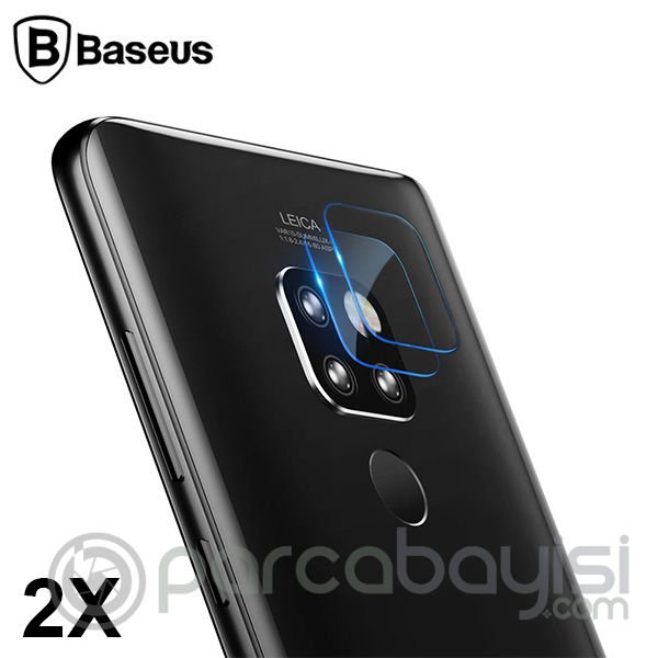 Baseus Mate 20 Tempered Kamera Koruyucu Kırılmaz 2 Adet Set