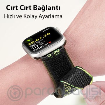 Dux Ducis Apple Watch 42-44-45MM için Kayış Kordon Lylon Loop