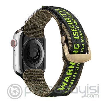 Dux Ducis Apple Watch 42-44-45MM için Kayış Kordon Lylon Loop