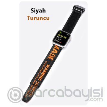 Dux Ducis Apple Watch 42-44-45MM için Kayış Kordon Lylon Loop