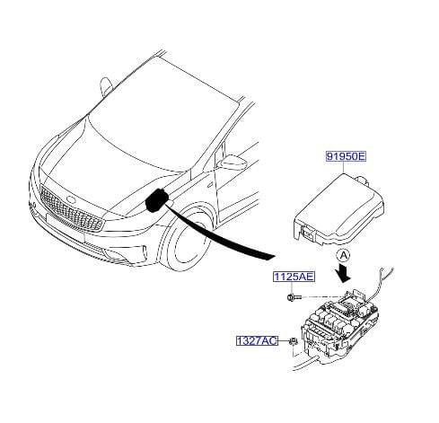 Cerato Sigorta Kutusu Üst Kapak Orjinal | 91950A7760