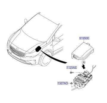 Cerato Sigorta Kutusu Üst Kapak Orjinal | 91950A7760