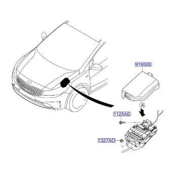 Cerato Sigorta Kutusu Üst Kapak Orjinal | 91950A7760