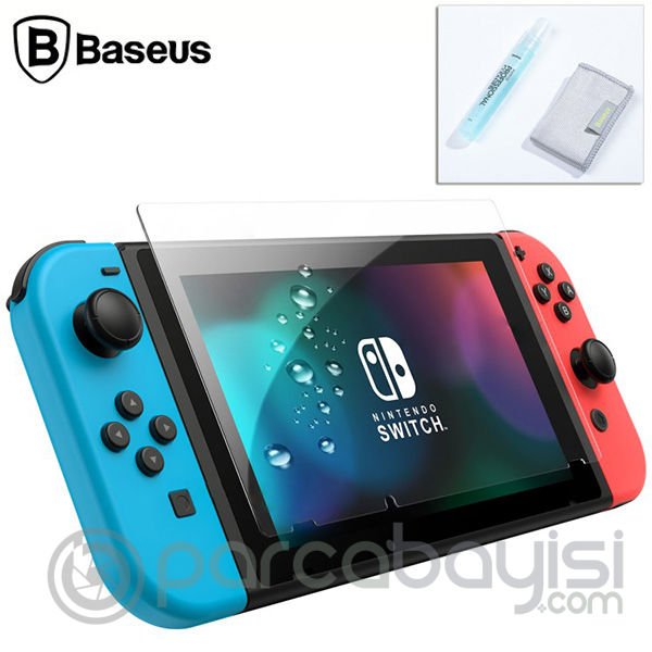 BASEUS Nintendo İçin 0.3mm Tempered Kırılmaz Cam Ekran Koruyucu