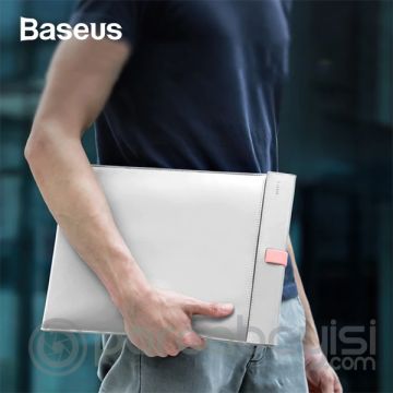 Baseus Lets go Çift Katmanlı Deri Kılıf Çanta 16 İnch Macbook Dell lenovo