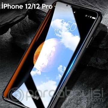 WK İPhone 12-12 Pro 6.1 Kingkong Curved Tempered Cam Ekran Koruyucu