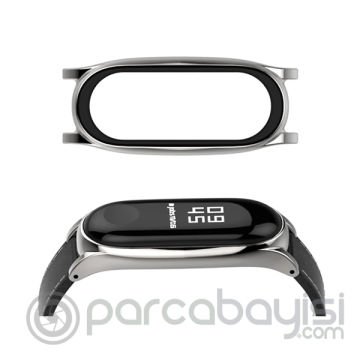 Mijobs Xiaomi Mi Band 4-3 Hakiki Deri Kayış Kordon