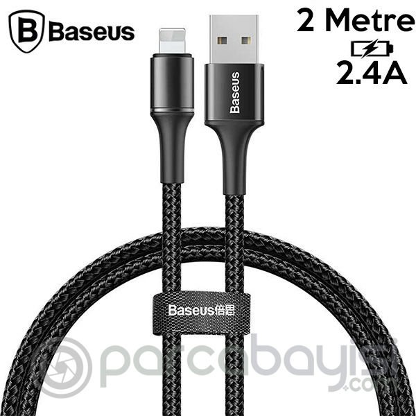 Baseus Halo Cable İPhone 13-12-11 2M Uzun Usb Şarj Kablosu
