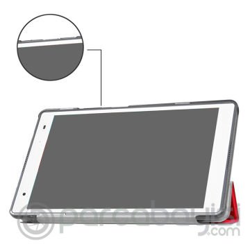 Lenovo Tab 4 8 Plus  (tb-8704 Standlı Mıknatıslı Ultra İnce Deri Kılıf