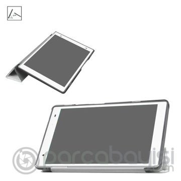 Lenovo Tab 4 8 Plus  (tb-8704 Standlı Mıknatıslı Ultra İnce Deri Kılıf