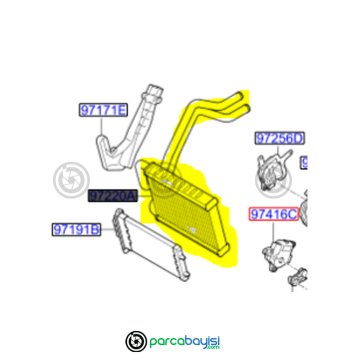Kia Ceed Kalorifer Radyatöru Orjinal | 971381H050