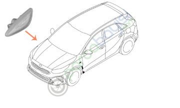 Kia Ceed Çamurluk Sinyali Sağ Orjinal | 92304A2000