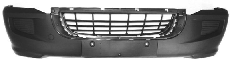 TAMPON  ÖN SİYAH SİSSİZ VOLKSWAGEN CRAFTER 2006-2016 | 2E0807103T | 2E0807103T