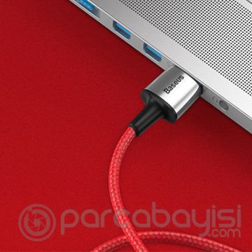 Baseus Zinc Magnetic Usb Kablo Şarj İPhone 7-8-XS-XR Başlık 2Metre 1.5A