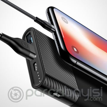 KUULAA 10000mAh Dual USB ŞARJ Çıkışlı Power Bank Digital Display