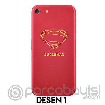 İPhone 7 Plus-İPhone 8 Plus Desenli Telefon Kaplaması Arka Sticker