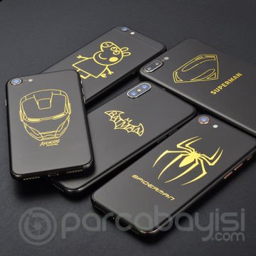 İphone X Xs Desenli Telefon Kaplaması Arka Sticker