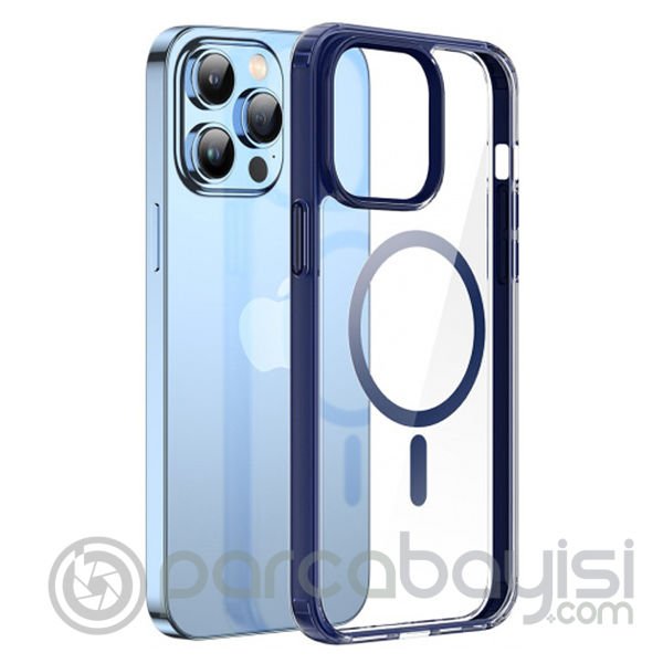Dux Ducis Clin Mag Series iPhone 14 Pro Max 6.7 Magsafe Uyumlu Manyetik Silikon Kılıf