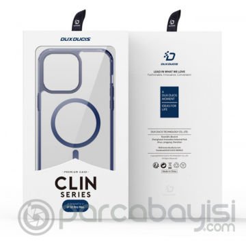 Dux Ducis Clin Mag Series iPhone 14 Pro Max 6.7 Magsafe Uyumlu Manyetik Silikon Kılıf