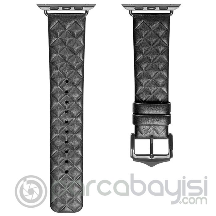 Dux Ducis Apple Watch 42-44-45MM için Enland Serisi Premium Deri Kayış Kordon