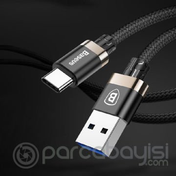 Baseus Golden Belt Usb 3.0 Type C Halat Usb Kablo 1.5 Metre